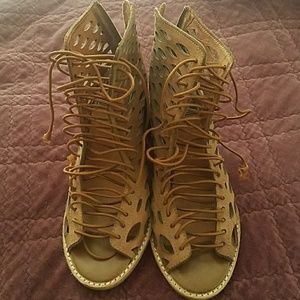 Jeffrey Campbell lace up shoes